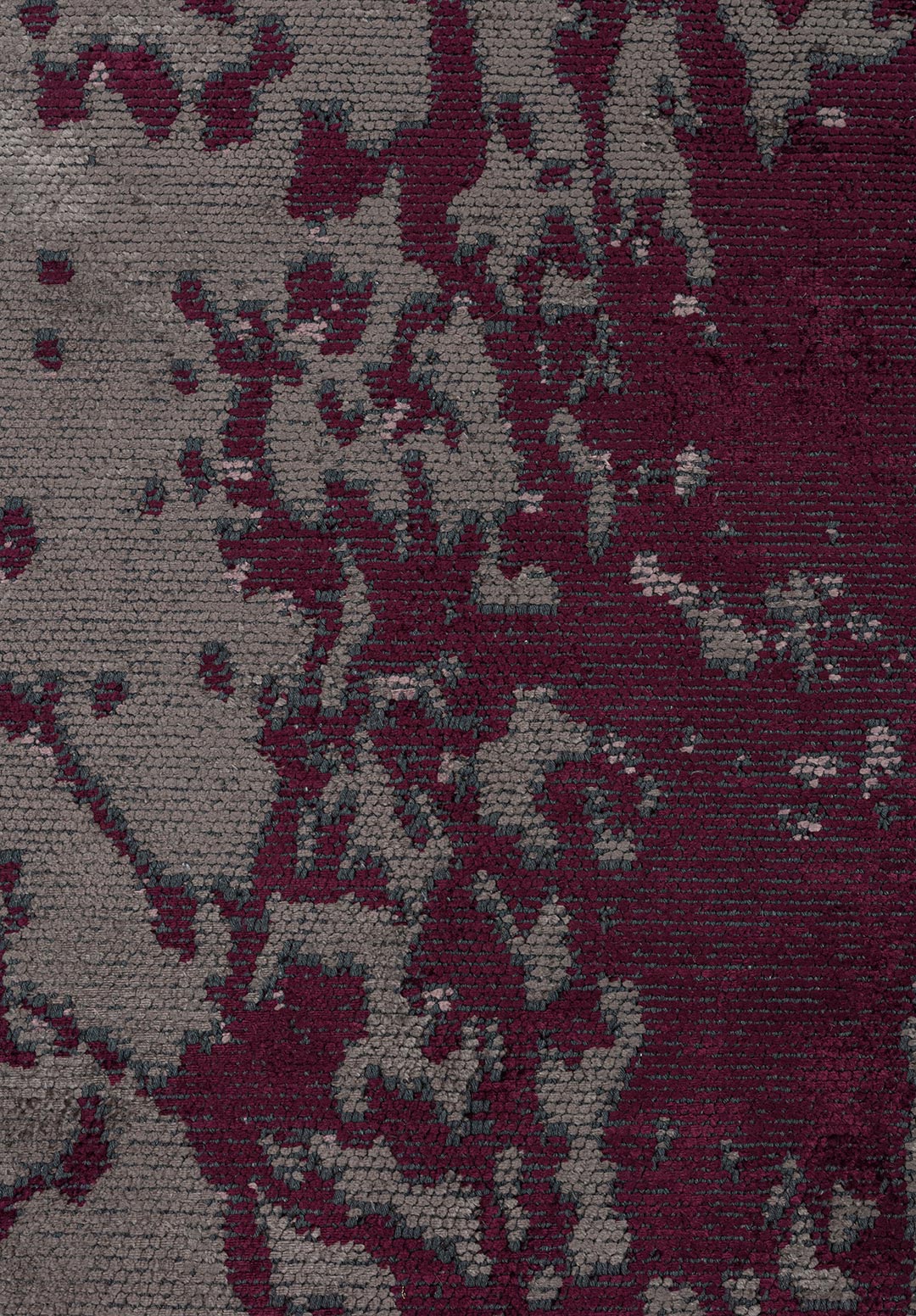 Mallorca Dark Damson - Dark Grey Rug