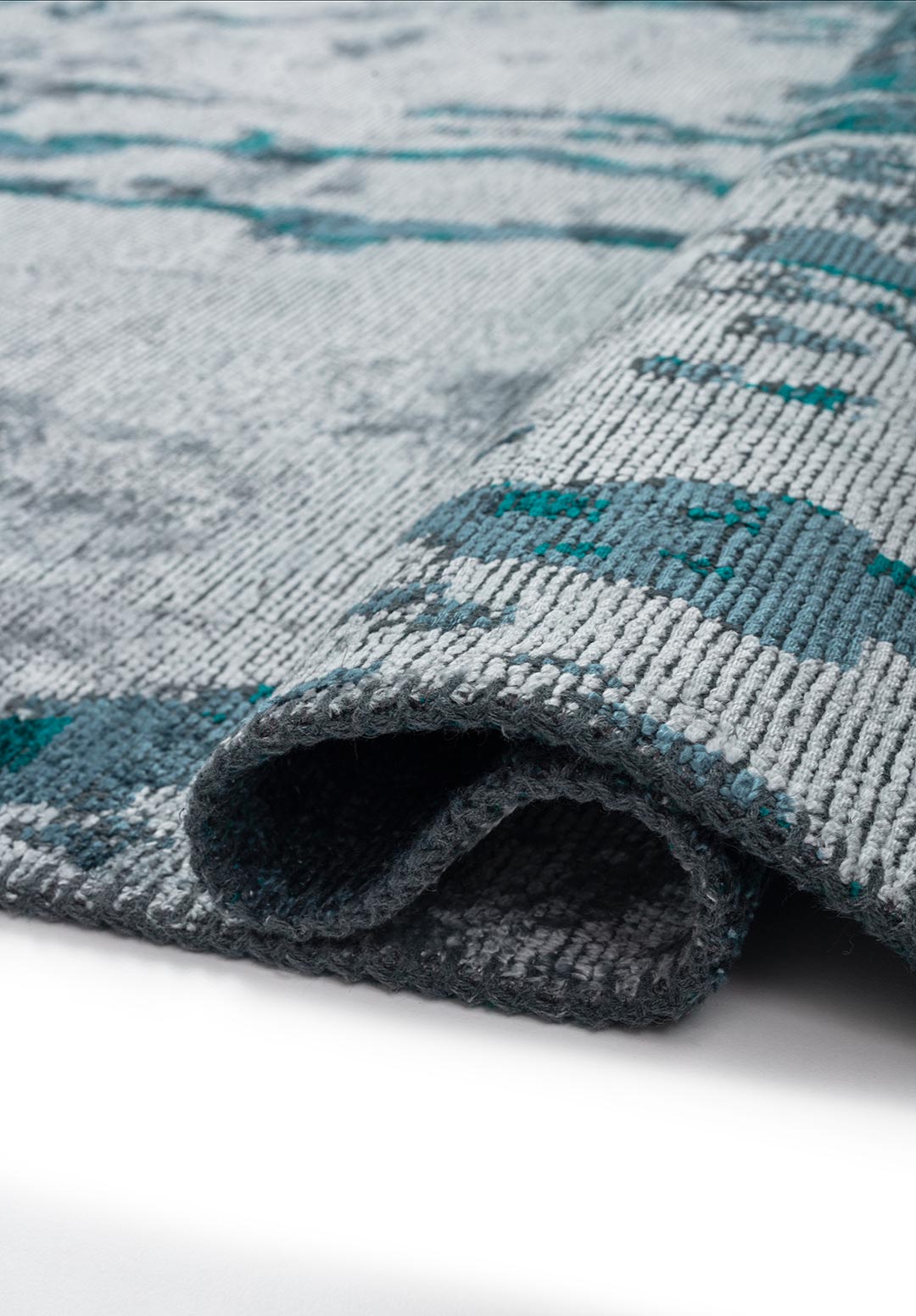 Athens Ice Blue - Petrol Rug