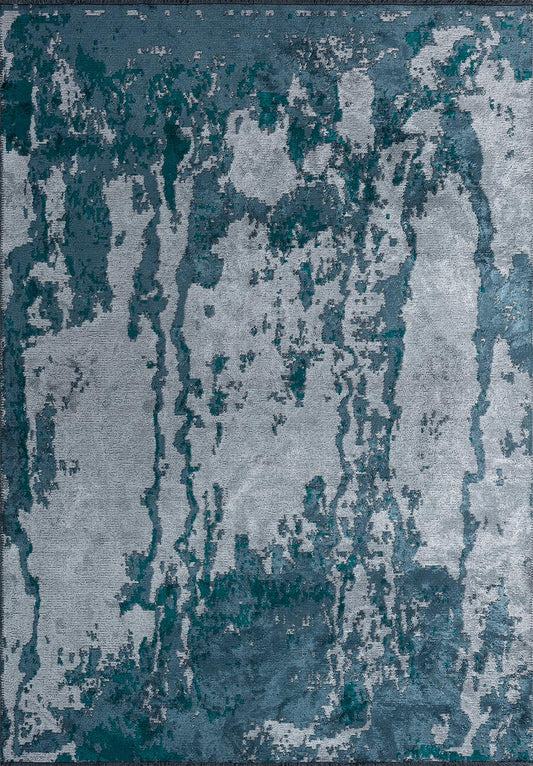 Athens Ice Blue - Petrol Rug