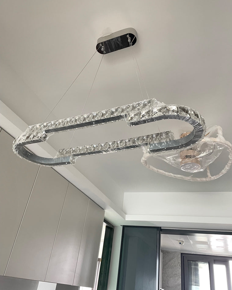 WOMO Circular Led Crystal Chandelier-WM2399
