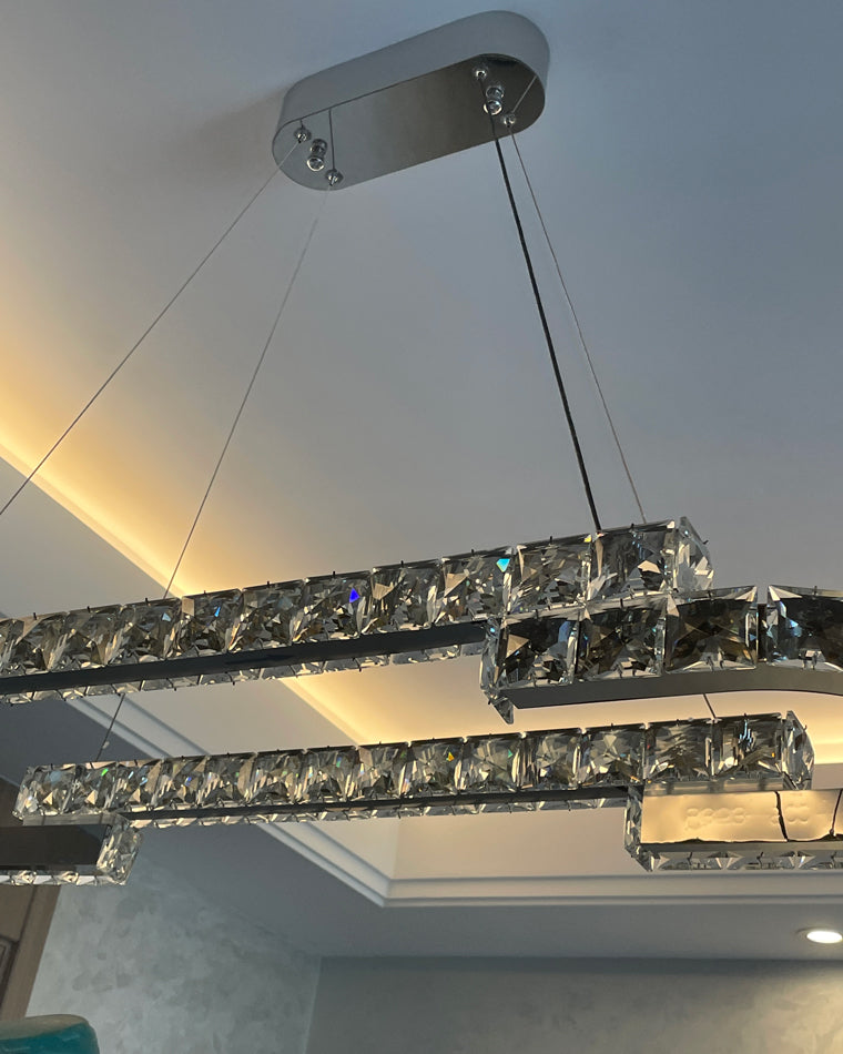 WOMO Circular Led Crystal Chandelier-WM2399