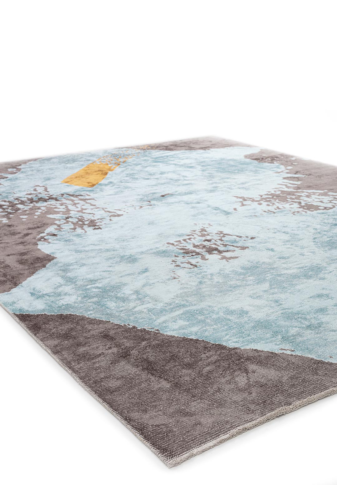 Laguna Dark Grey - Ice Blue Rug