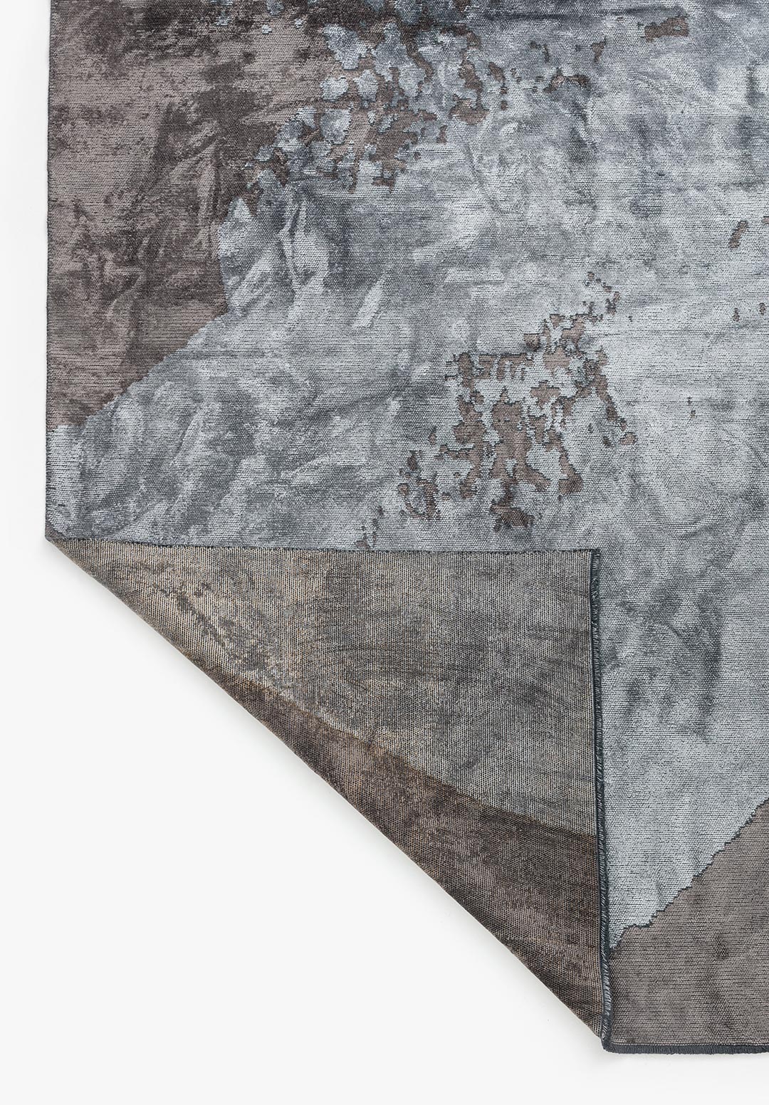 Laguna Dark Grey - Ice Blue Rug