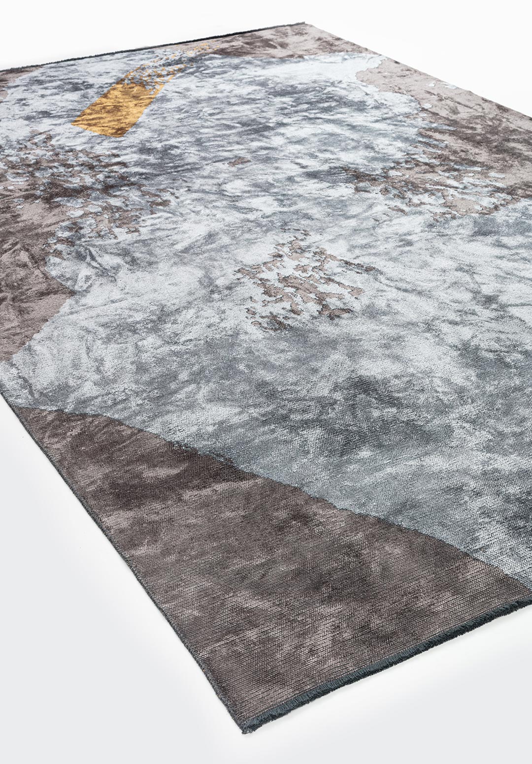Laguna Dark Grey - Ice Blue Rug