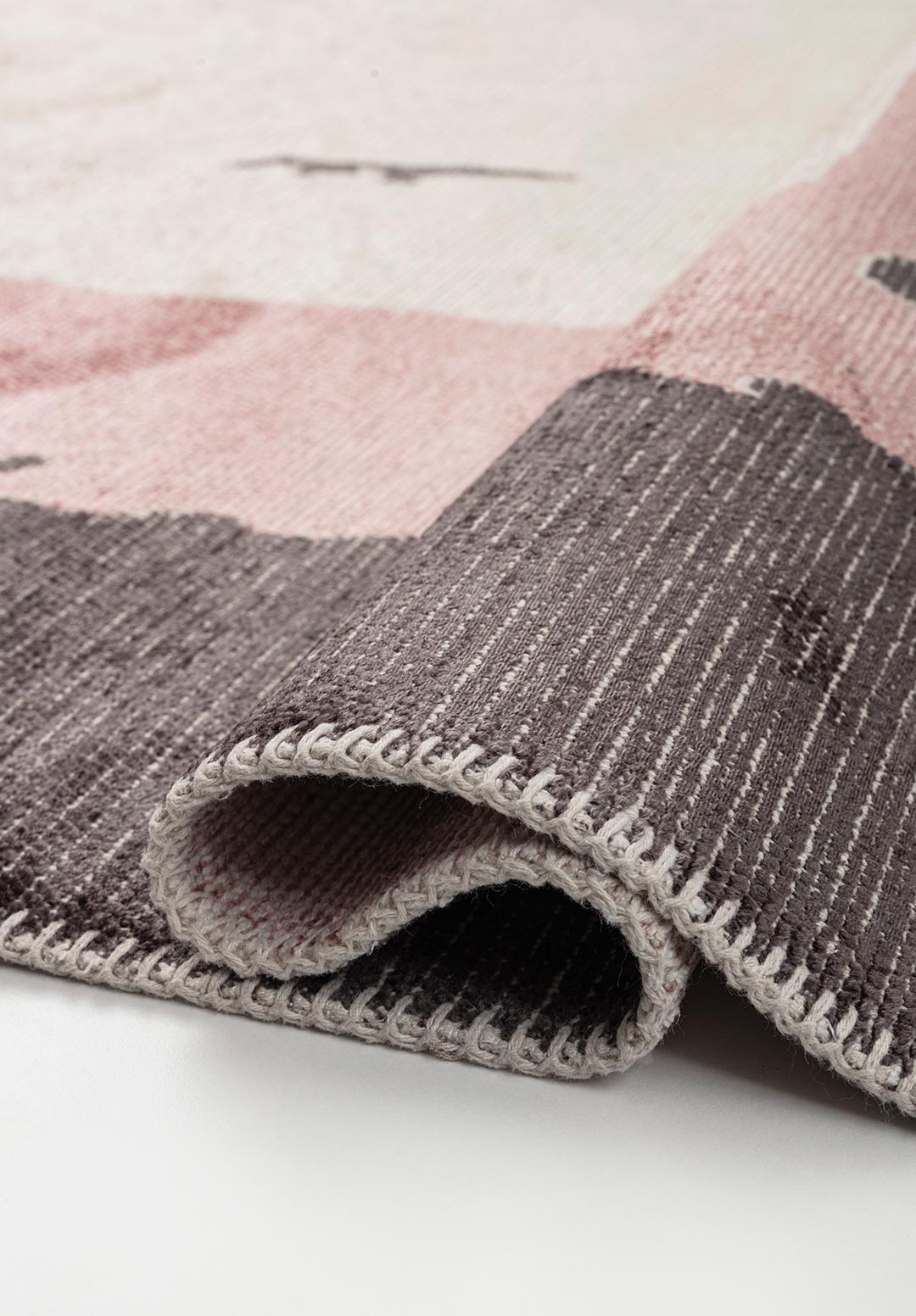 Hannover Charcoal - Damson Rug