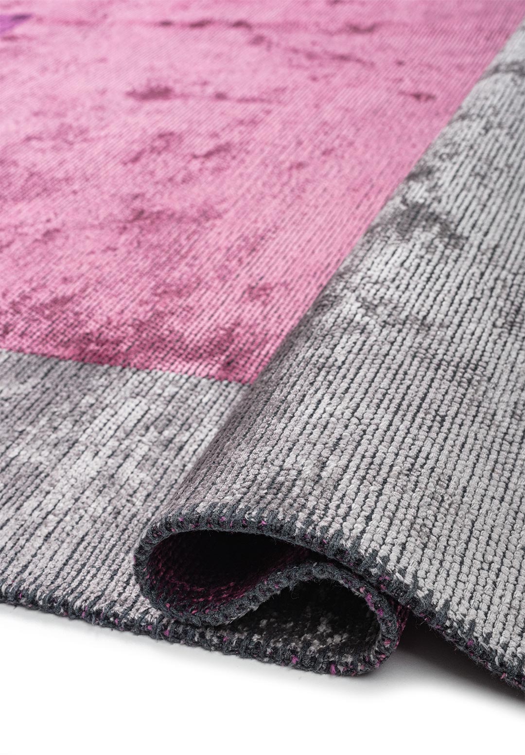 Lyon Pink - Light Grey Rug