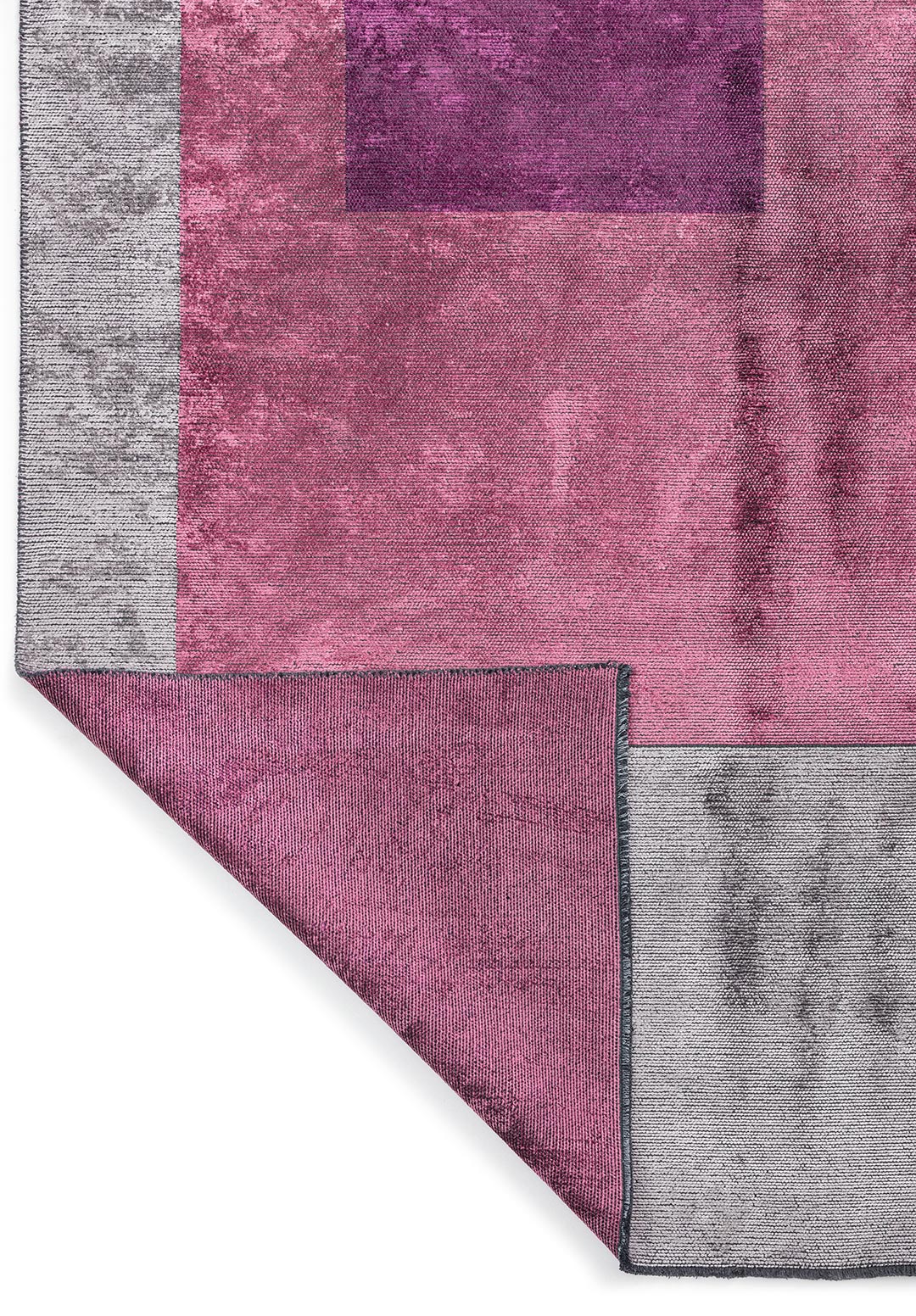 Lyon Pink - Light Grey Rug