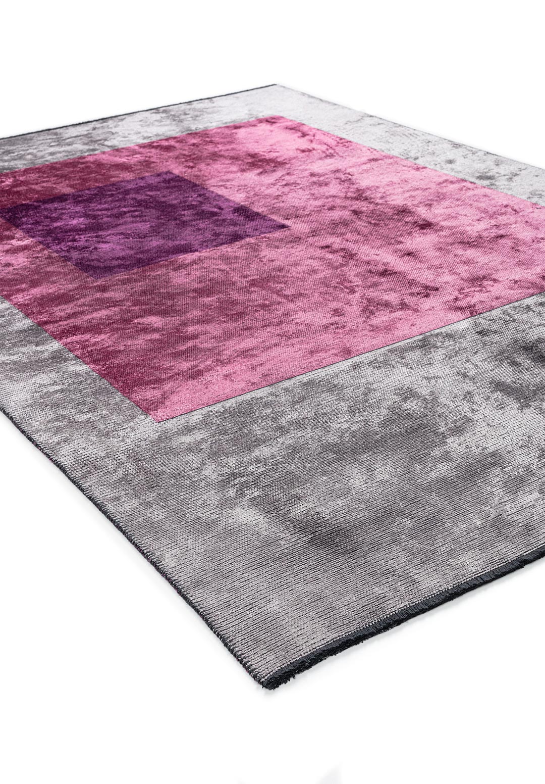 Lyon Pink - Light Grey Rug