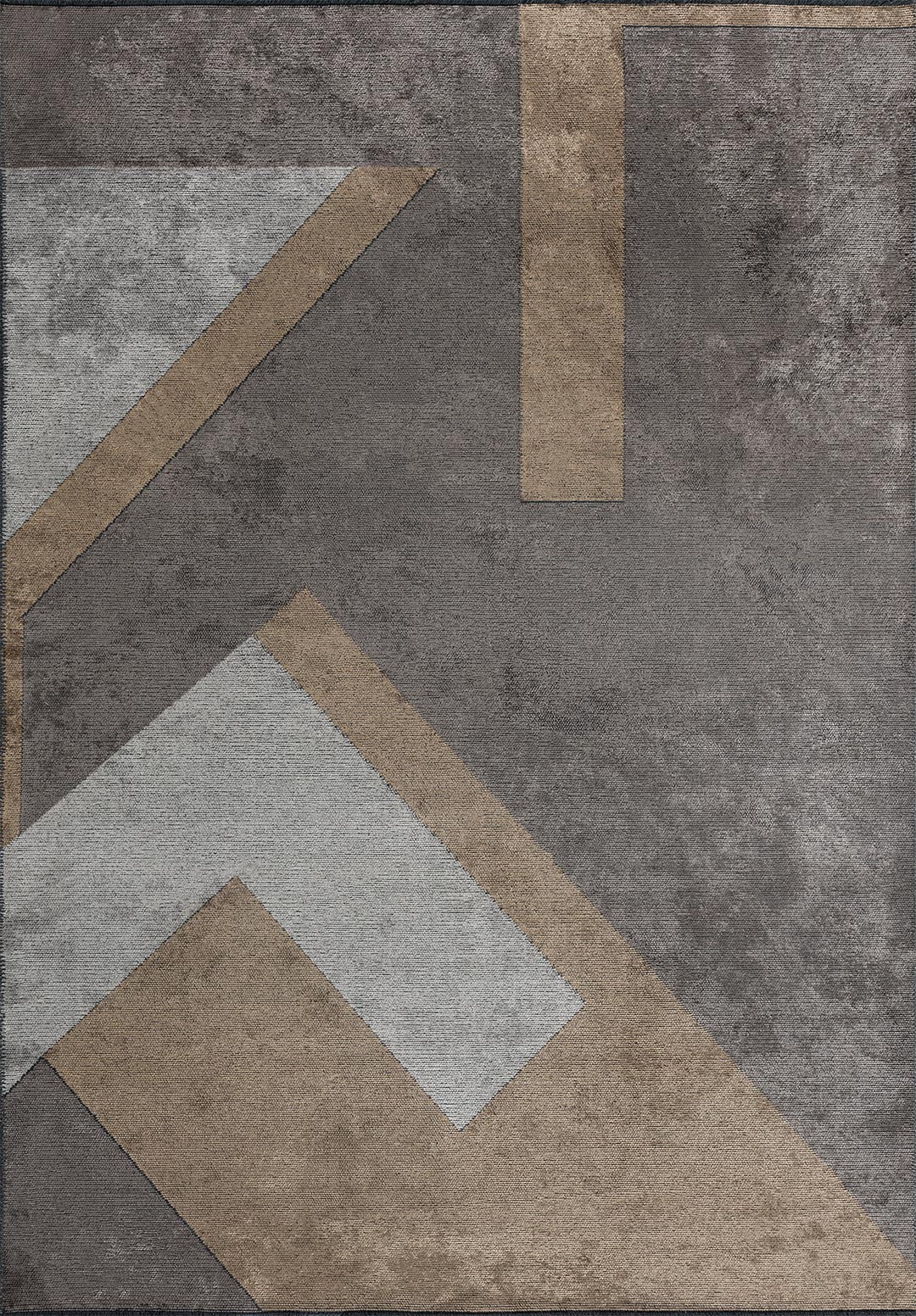 Pamplona Dark Grey - Cream Rug