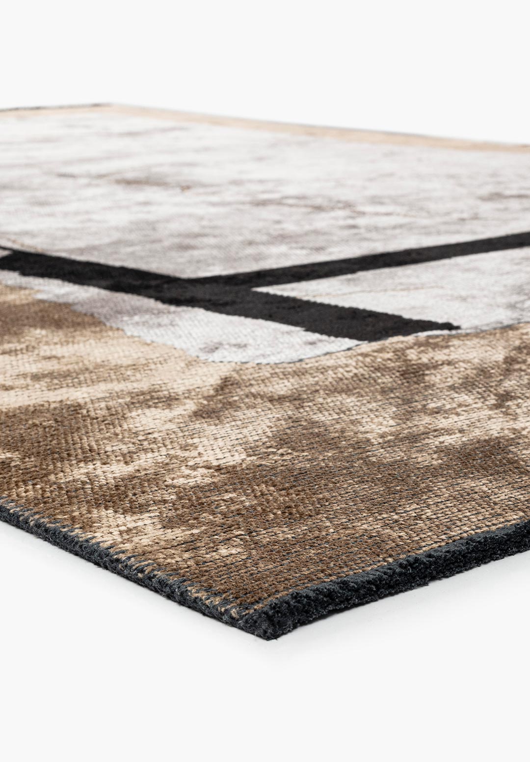 Salamanca Dark Beige - Light Grey Rug