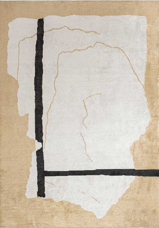 Salamanca Dark Beige - Ecru Rug