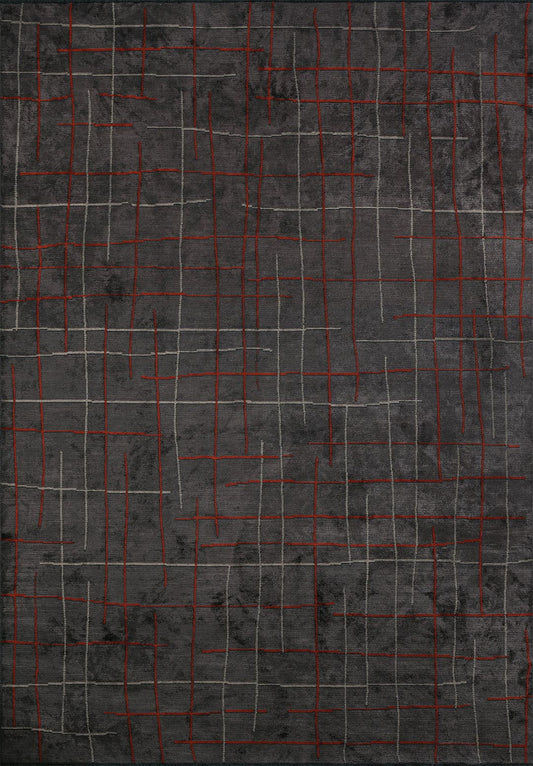 Brooklyn Beige - Charcoal Rug