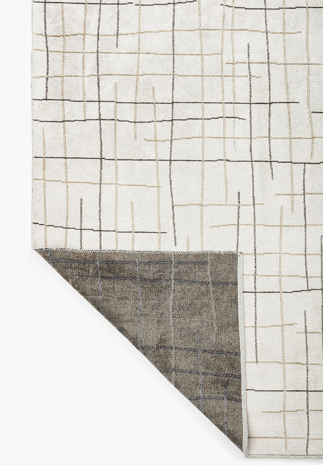 Brooklyn Anthracite - Beige Rug