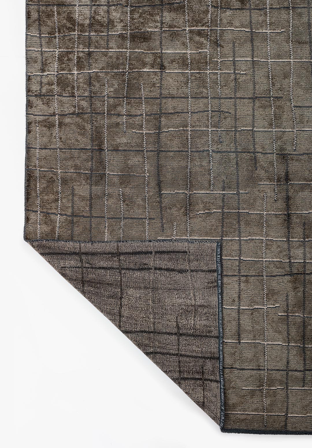 Brooklyn Anthracite - Khaki Rug