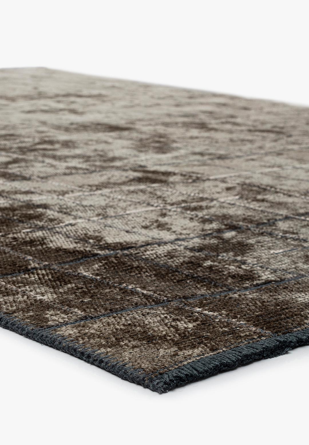 Brooklyn Anthracite - Khaki Rug