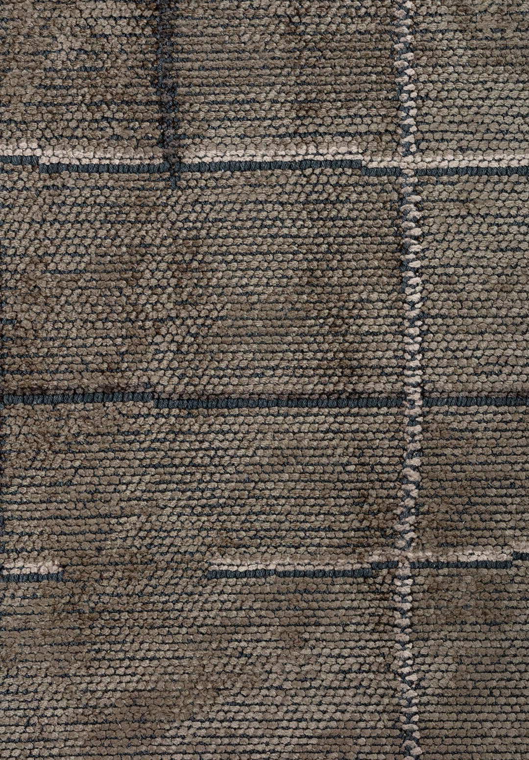 Brooklyn Anthracite - Khaki Rug