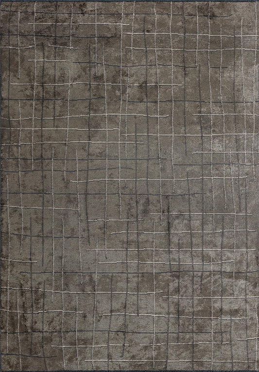 Brooklyn Anthracite - Khaki Rug