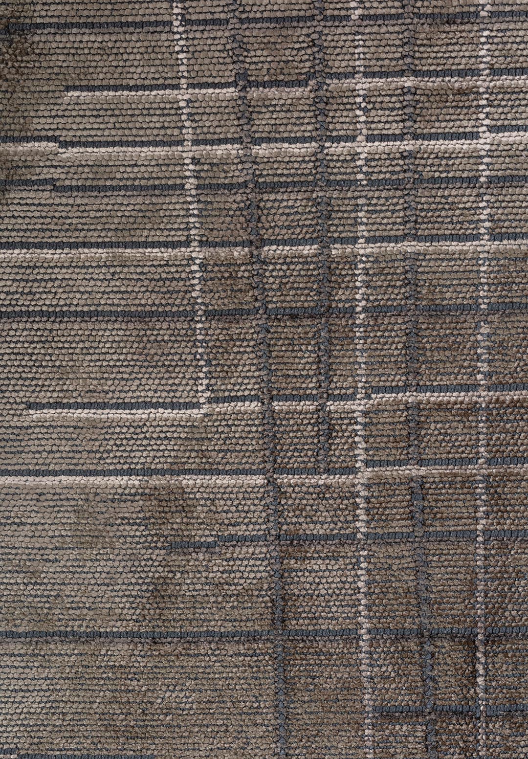 Manhattan Khaki - Anthracite Rug