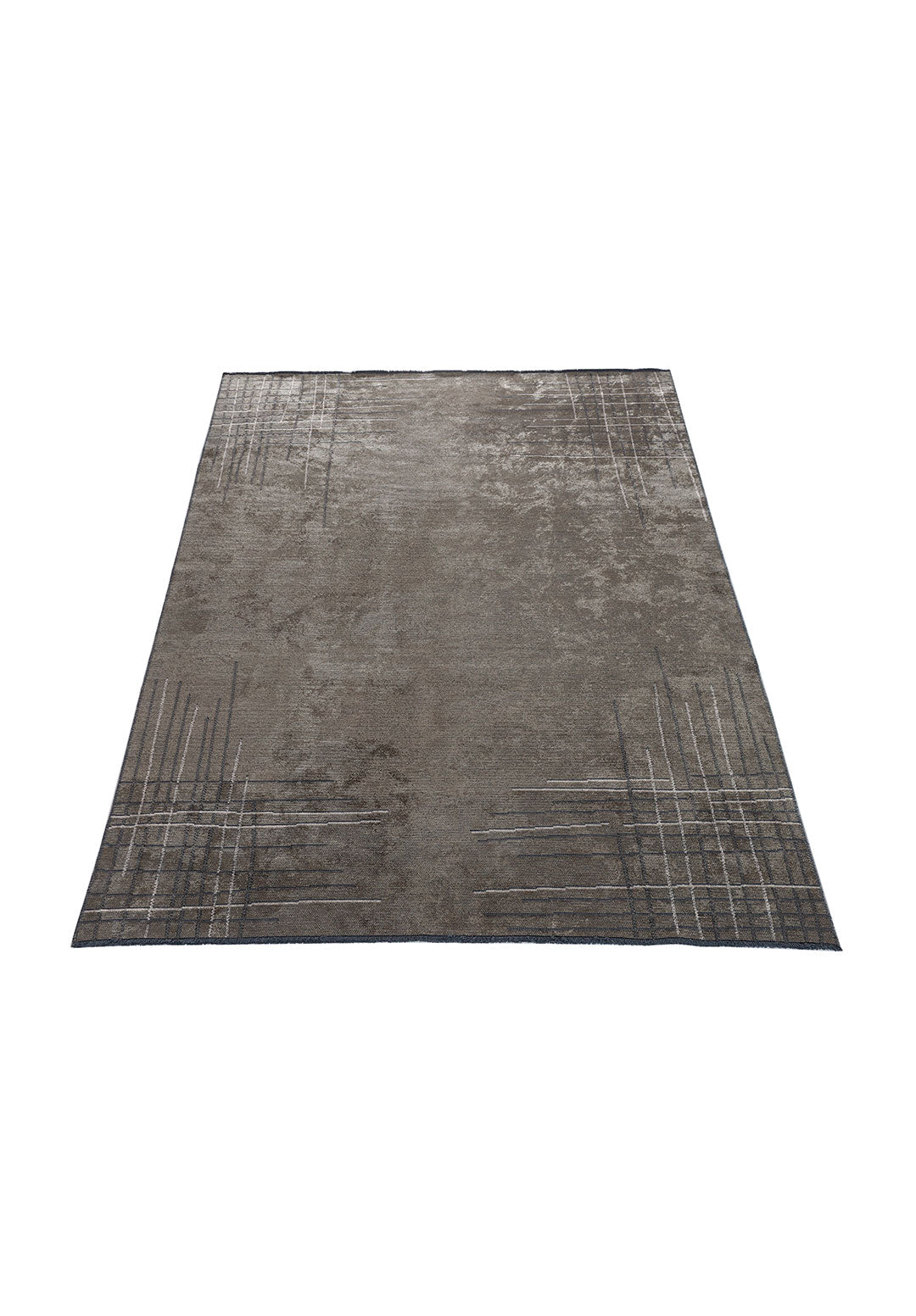 Manhattan Khaki - Anthracite Rug