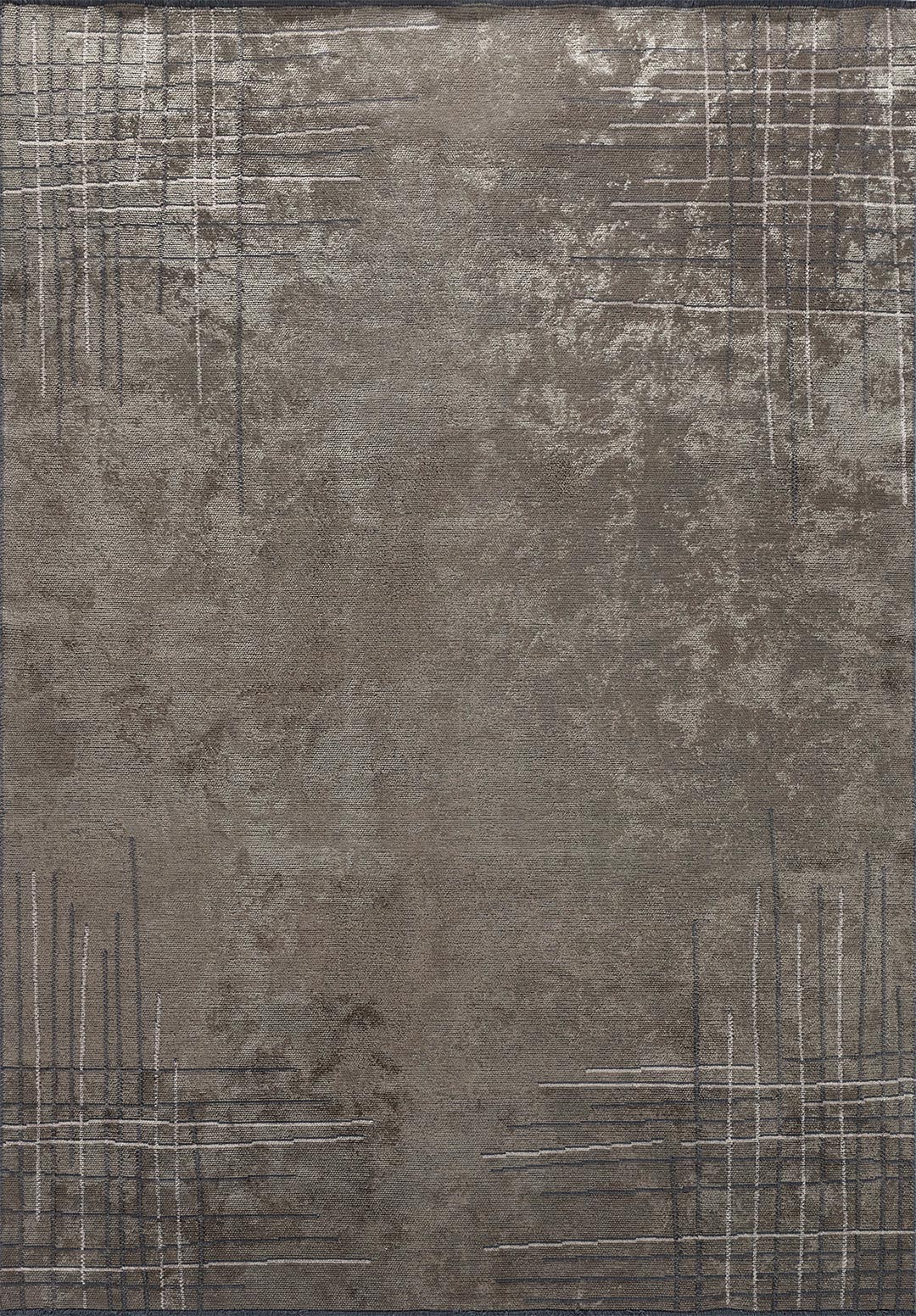 Manhattan Khaki - Anthracite Rug