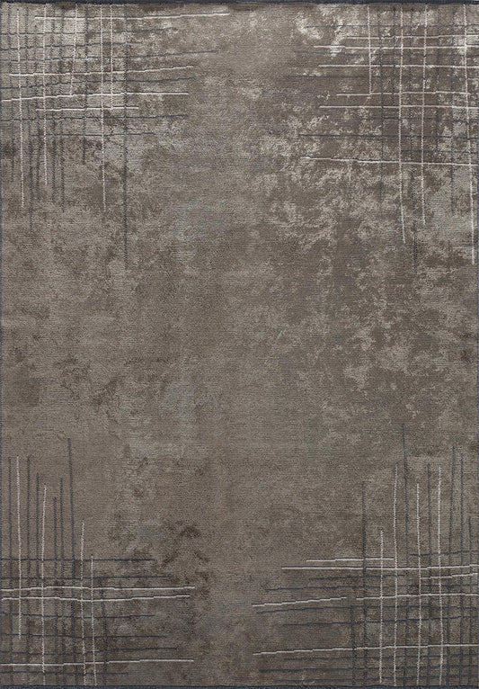 Manhattan Khaki - Anthracite Rug