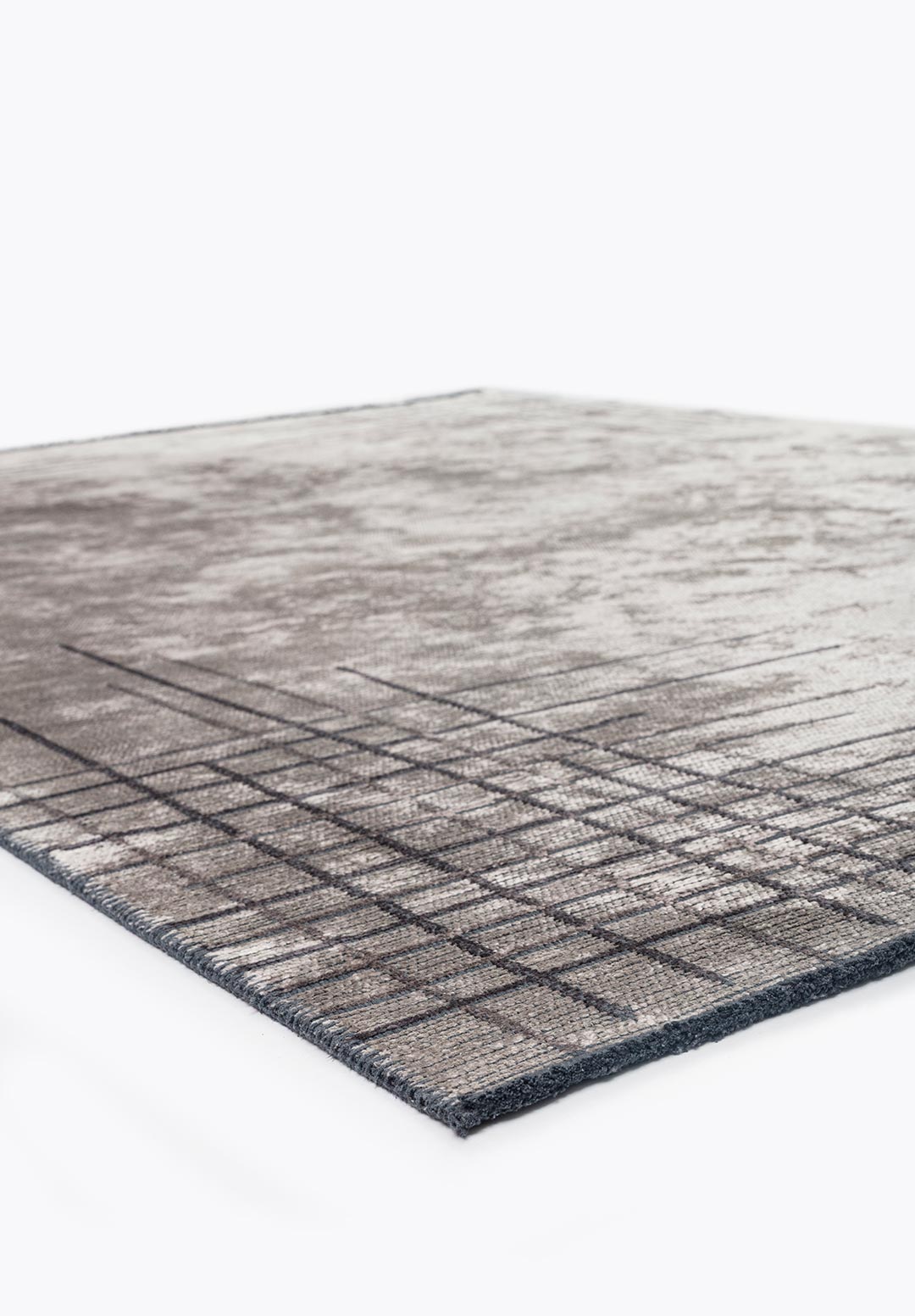 Manhattan Cream - Dark Grey Rug