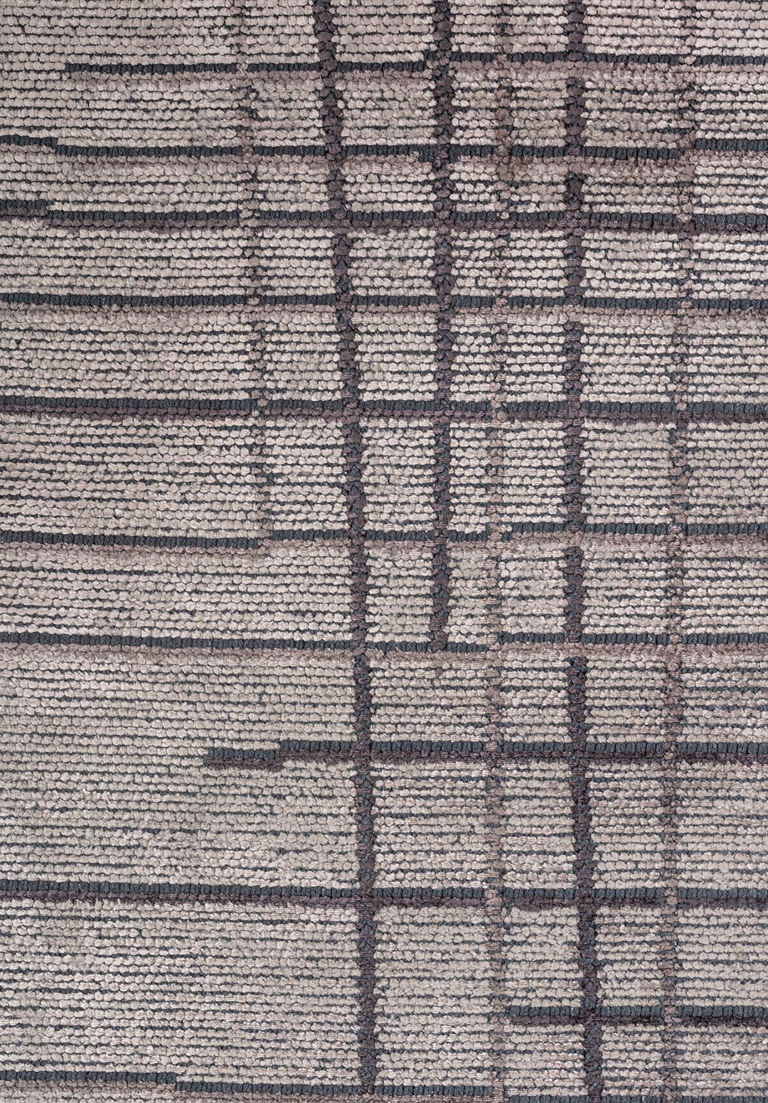 Manhattan Cream - Dark Grey Rug