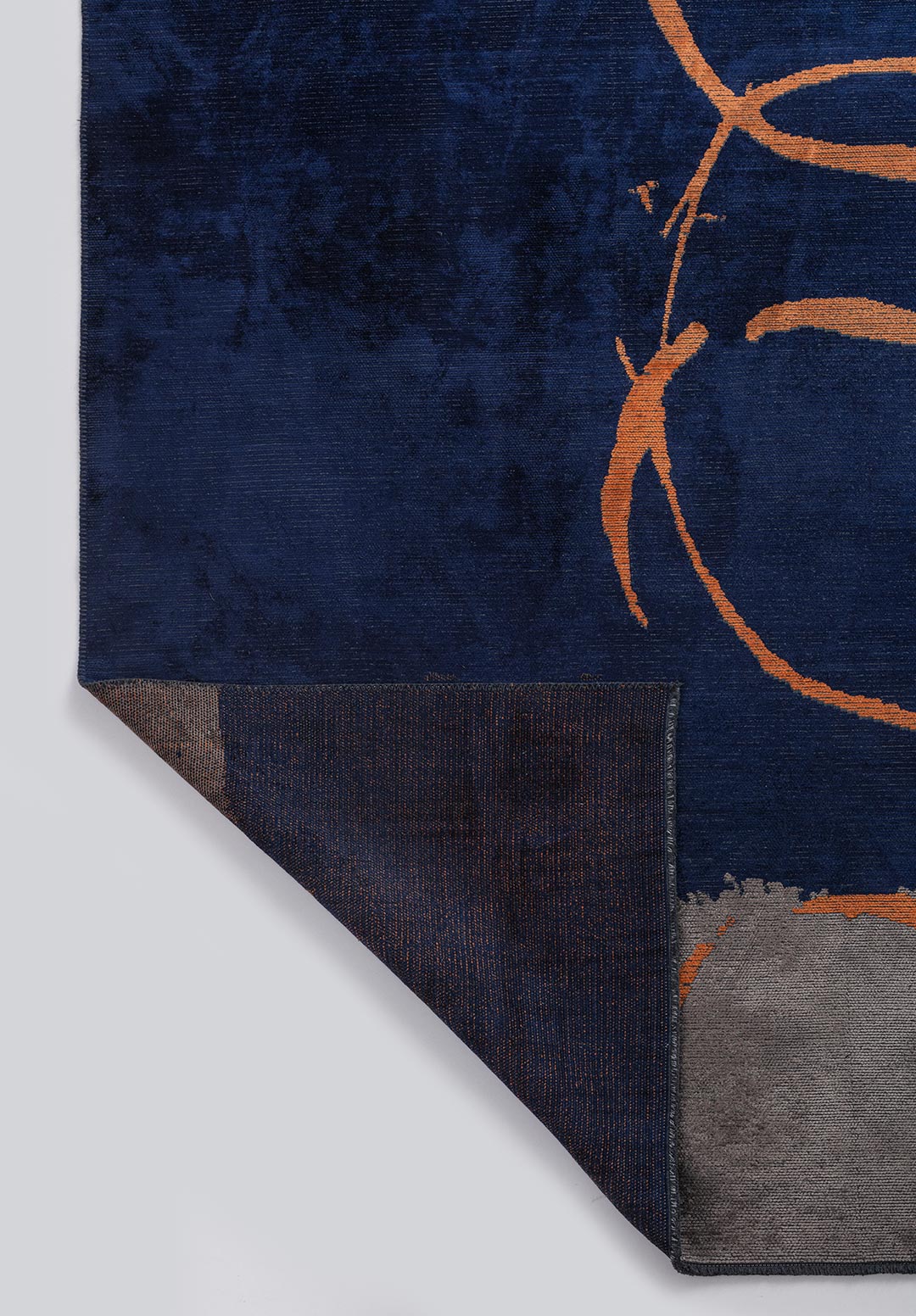 Munich Dark Navy - Dark Grey Rug