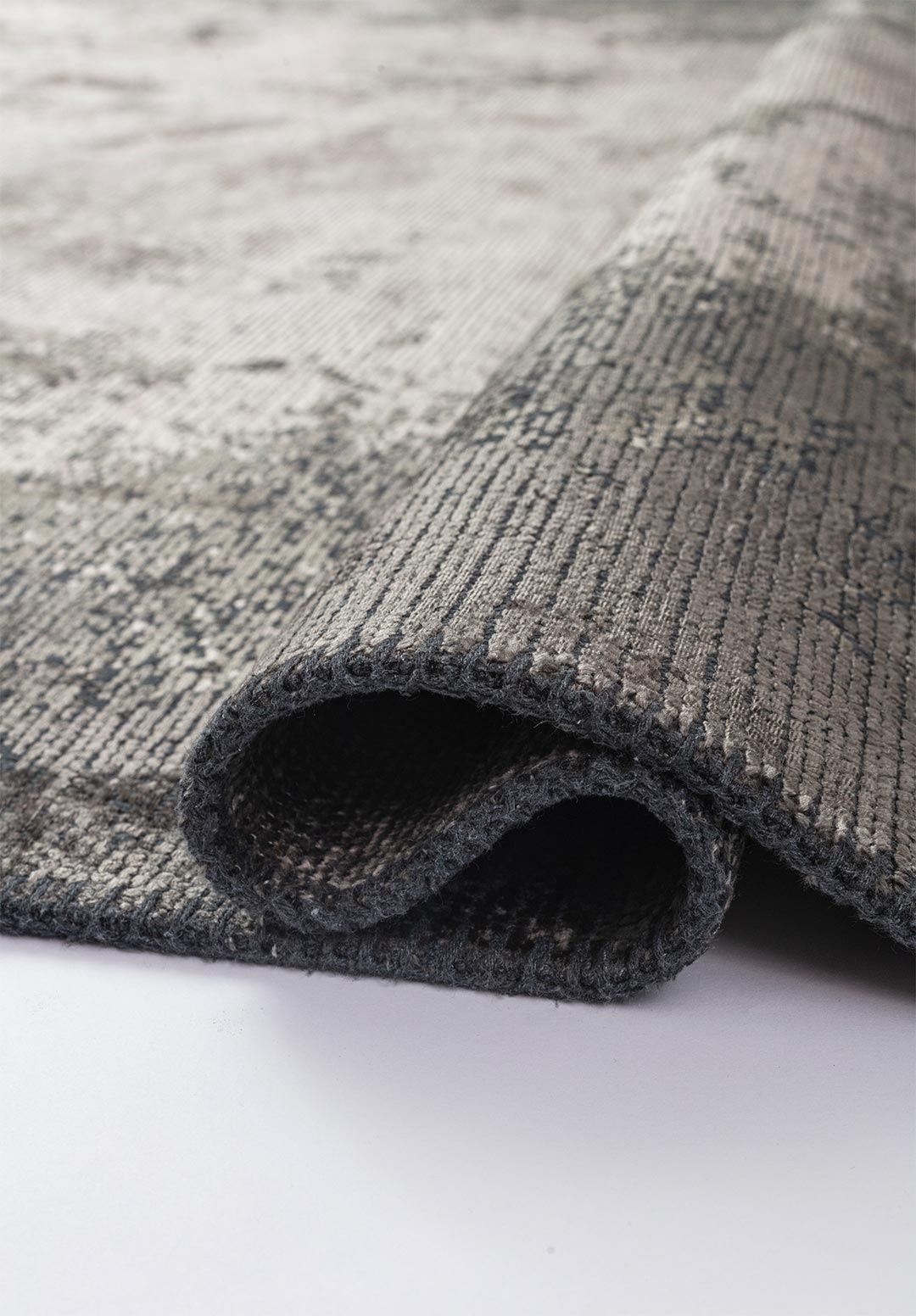 Oslo Anthracite - Khaki Rug