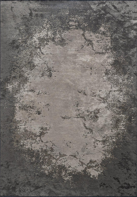 Oslo Anthracite - Khaki Rug