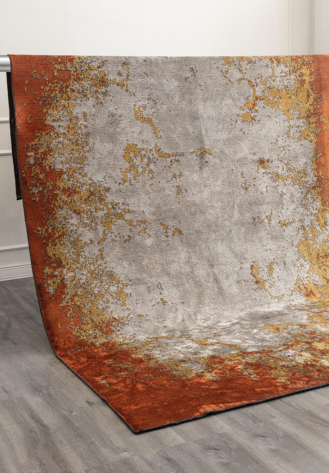Oslo Rust - Cream Rug