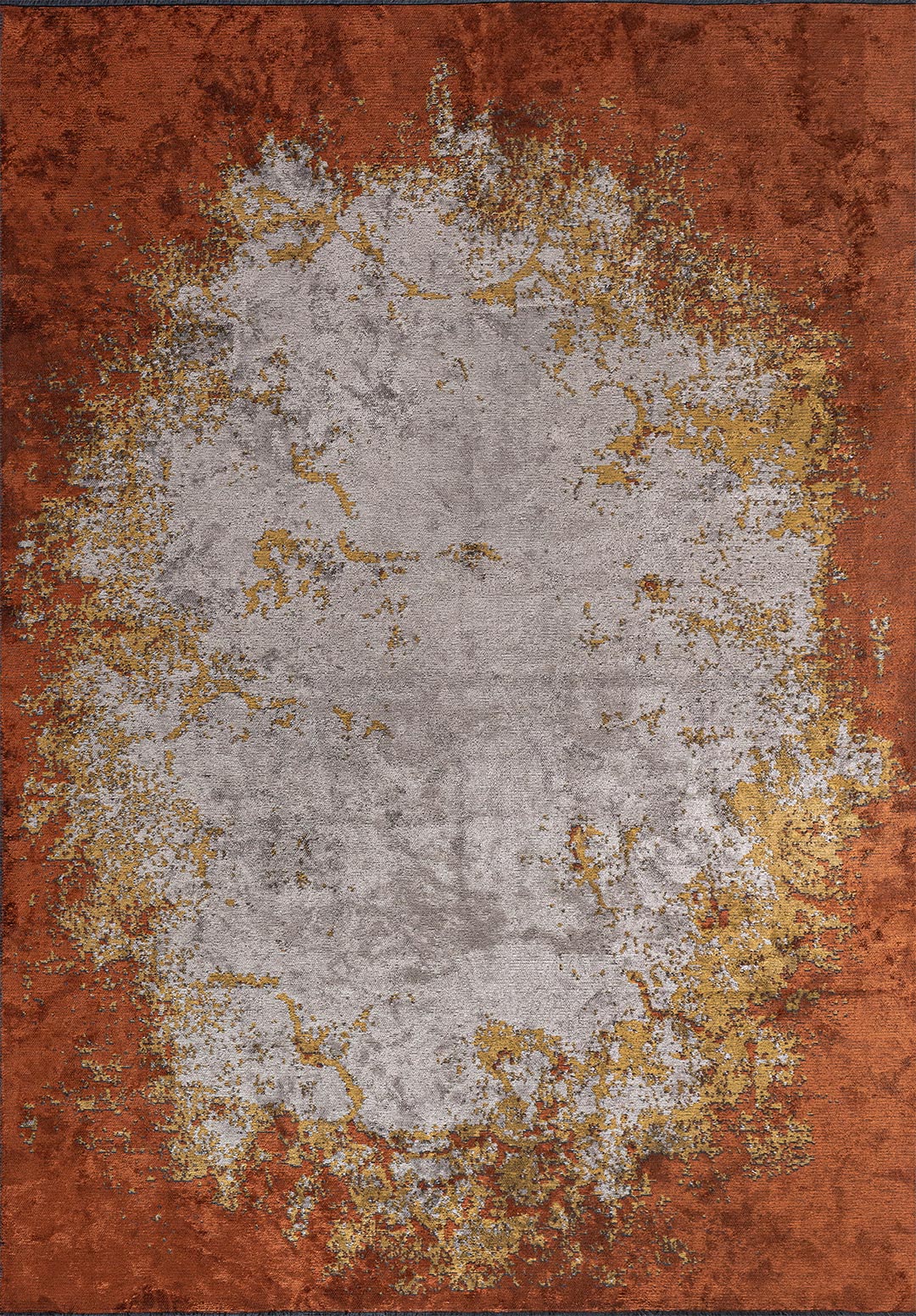 Oslo Rust - Cream Rug