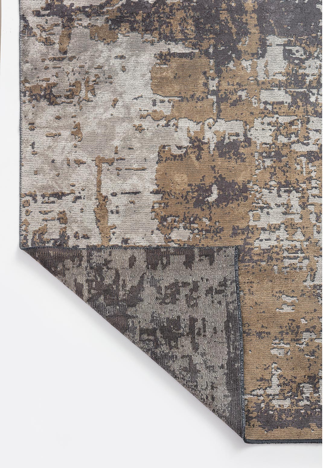Corfu Charcoal - Light Brown  Rug