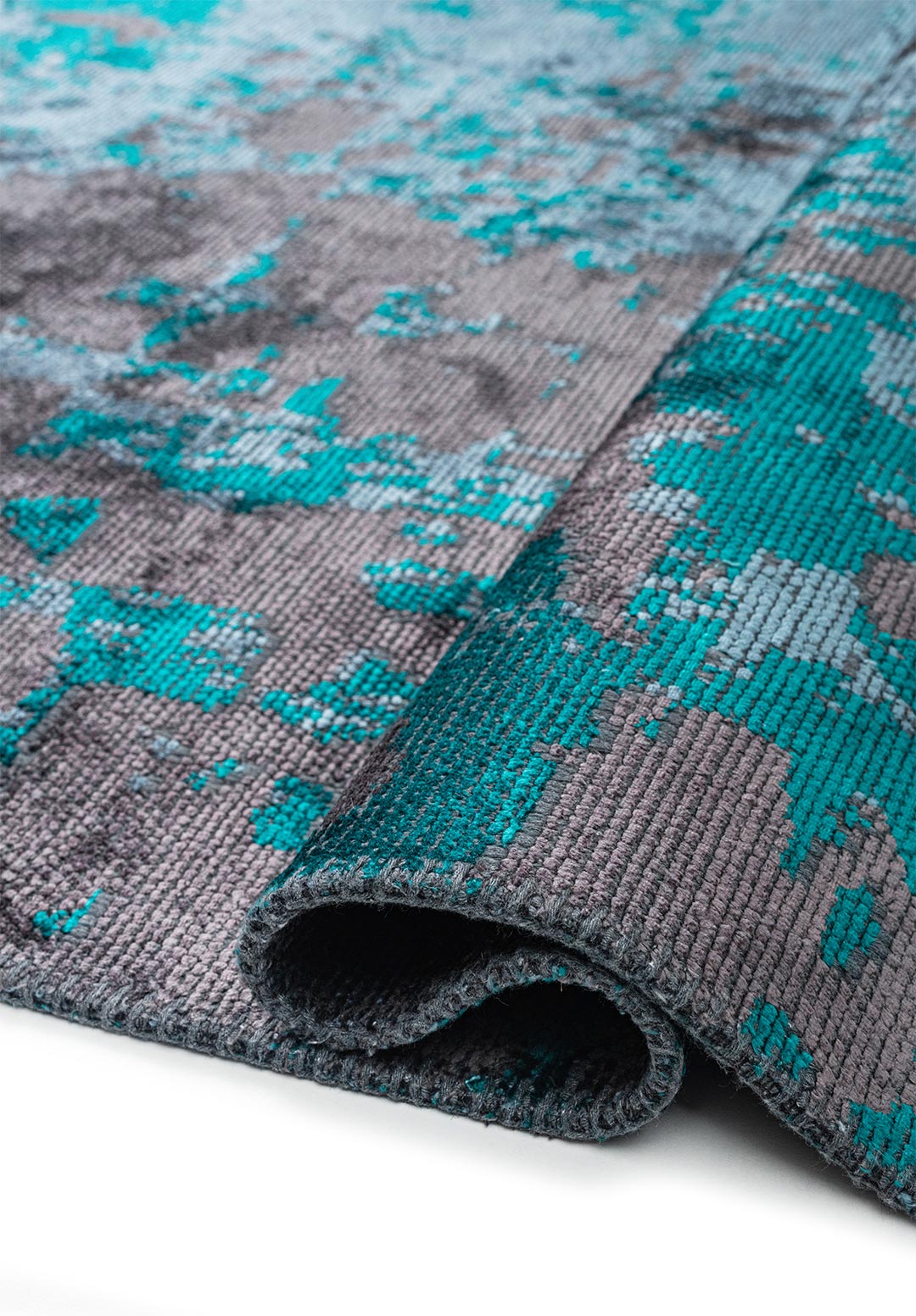 Corfu Dark Turquoise - Petrol  Rug