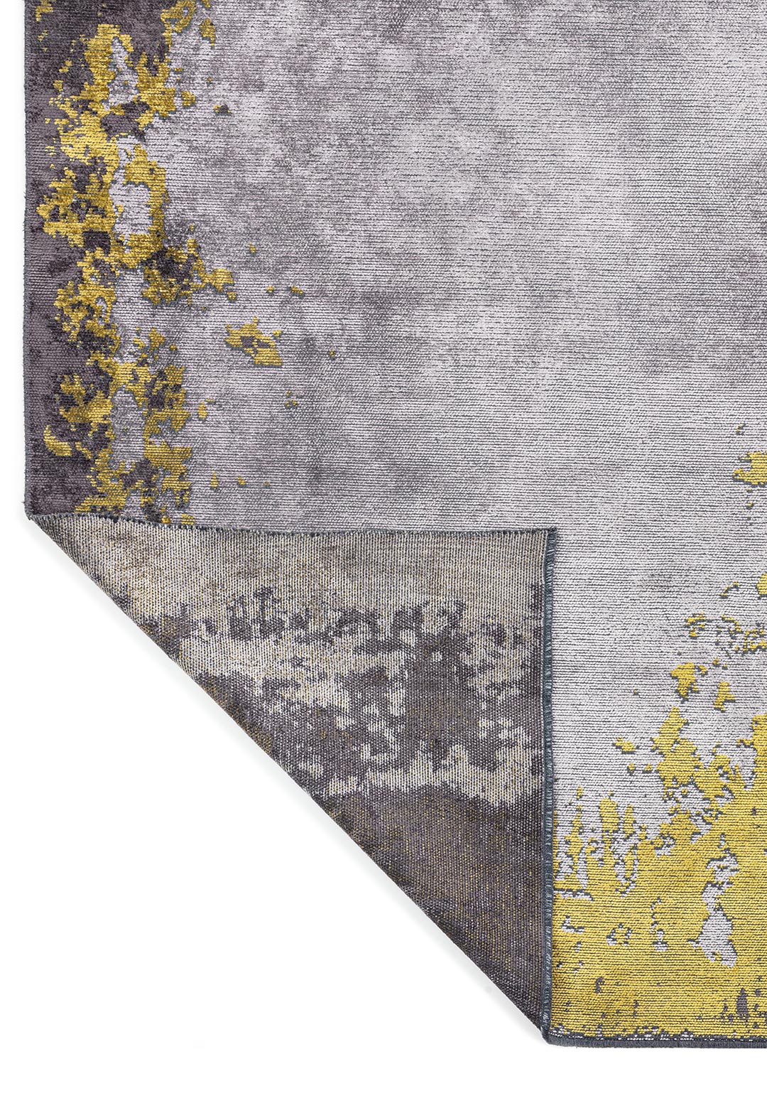 Stockholm Yellow - Light Grey Rug