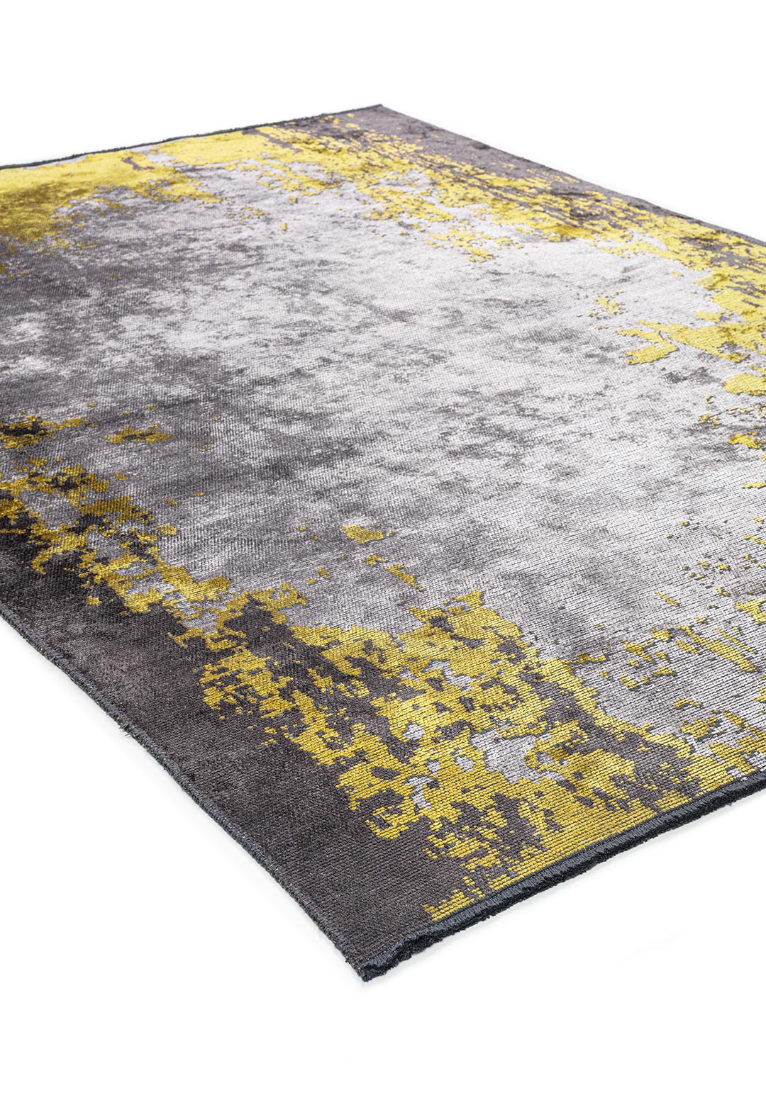 Stockholm Yellow - Light Grey Rug