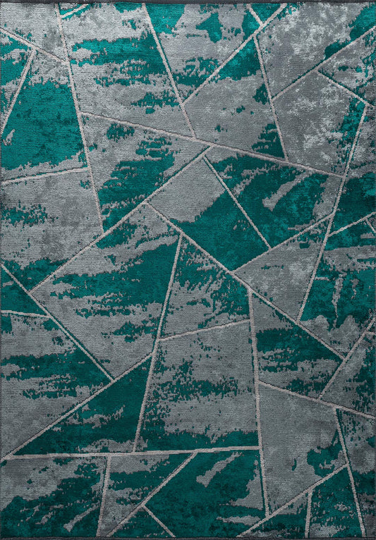 Bremen Blue - Dark Turquoise Rug