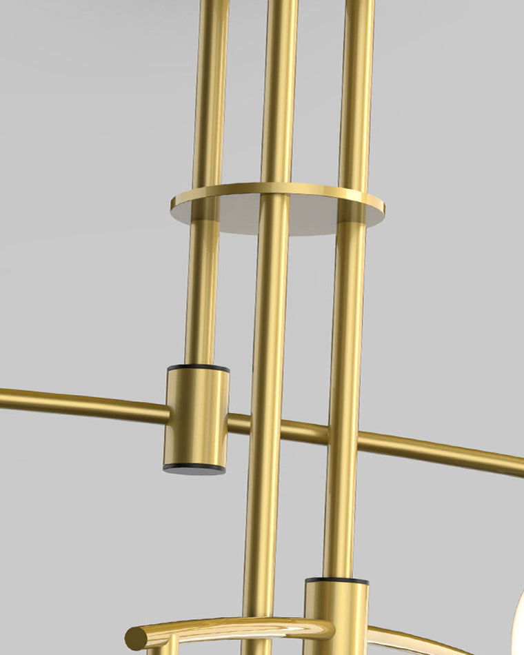 WOMO Branching Frosted Glass Bubble Chandelier-WM2295a