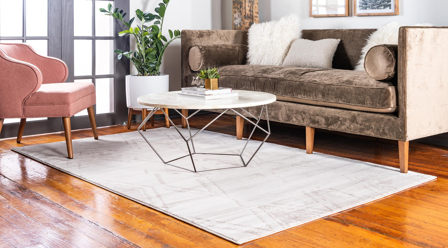 Jakobe - Faded Diamond Pattern Area Rug - Nordic Side - feed-cl0-over-80-dollars, unique-loom, us-only, us-ship