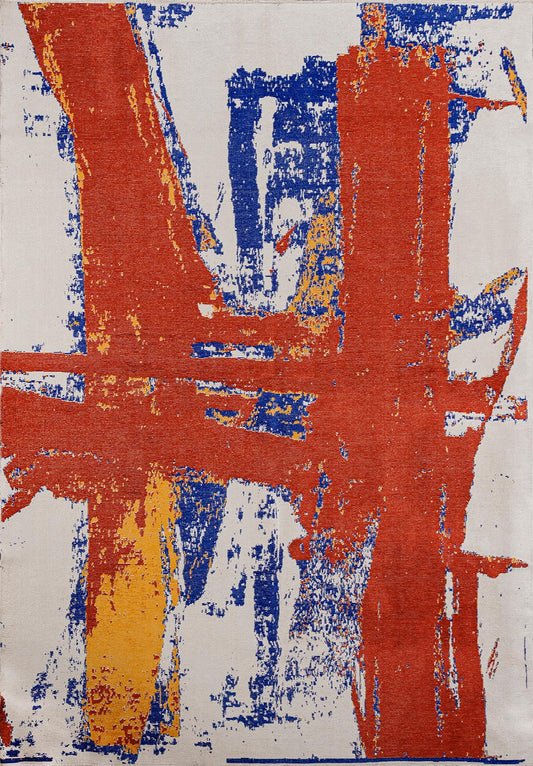 Cannes Dark Terra - Mustard Rug