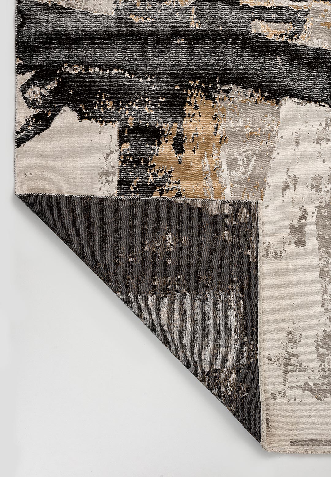 Cannes Black - Light Brown Rug