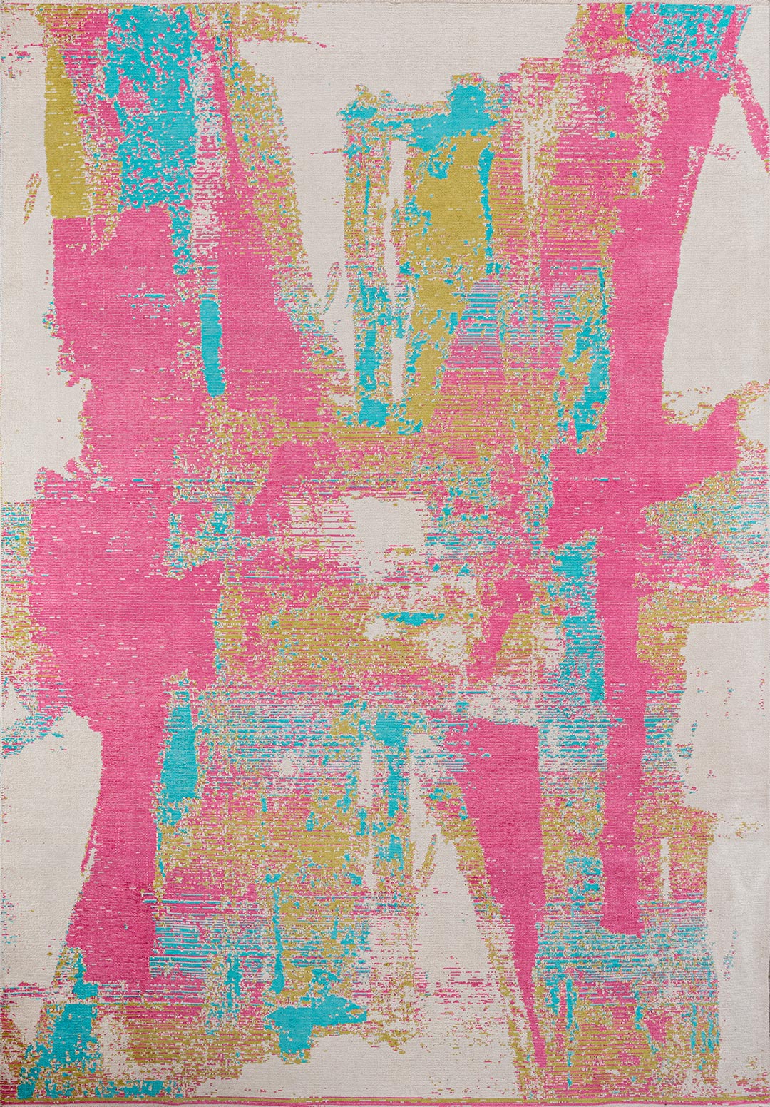 Nice Pink - Turquoise Rug