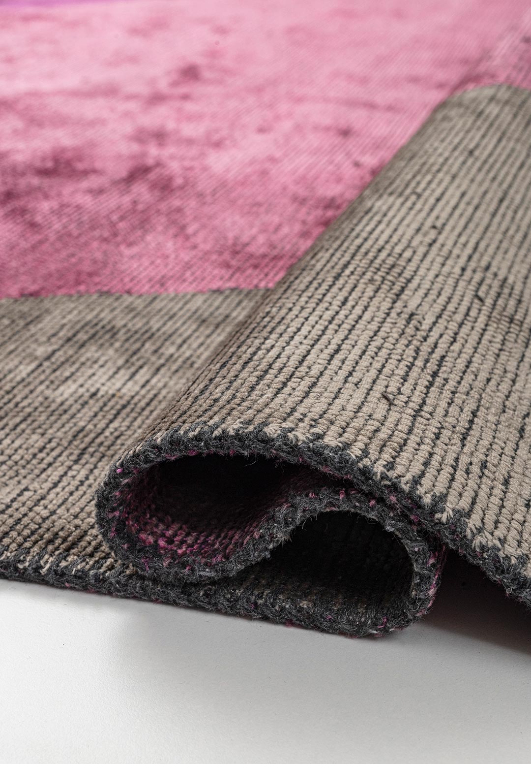 Marseille Pink - Grey Rug
