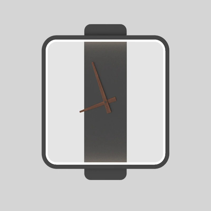 HomeQuill‚Ñ¢ Illuminating LED Wall Clock - Nordic Side - 