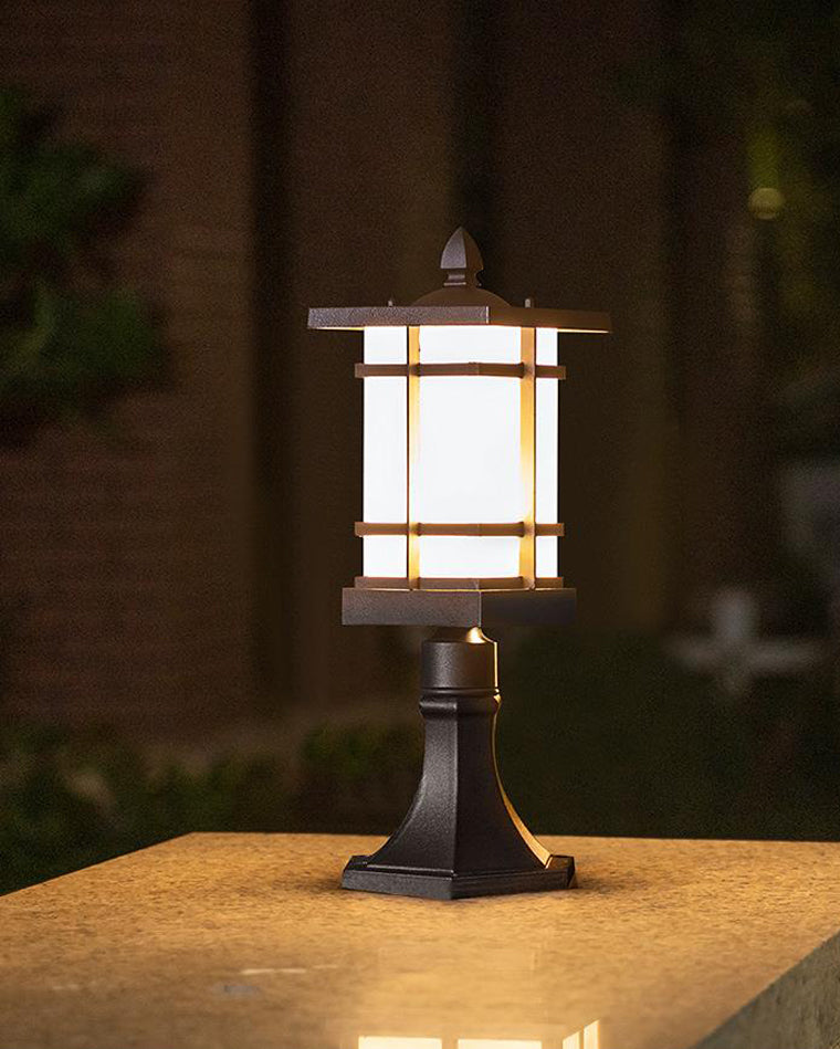 WOMO Square Outdoor Pillar Light-WM9063