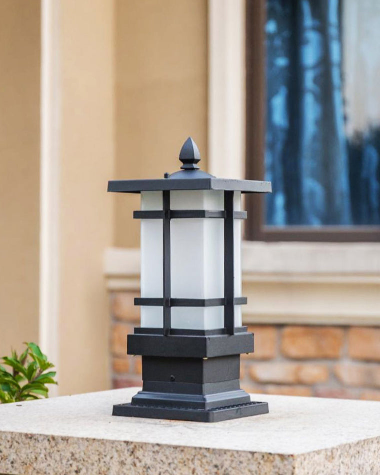 WOMO Square Outdoor Pillar Light-WM9063