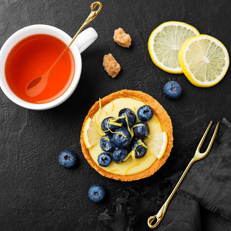 Klastiva‚Ñ¢ Classic Swan Dessert Tableware Set - Nordic Side - 