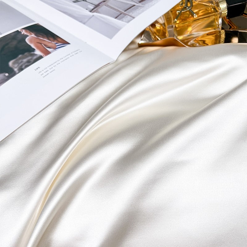 Esana White Embroidery Egyptian Cotton Bedding Set