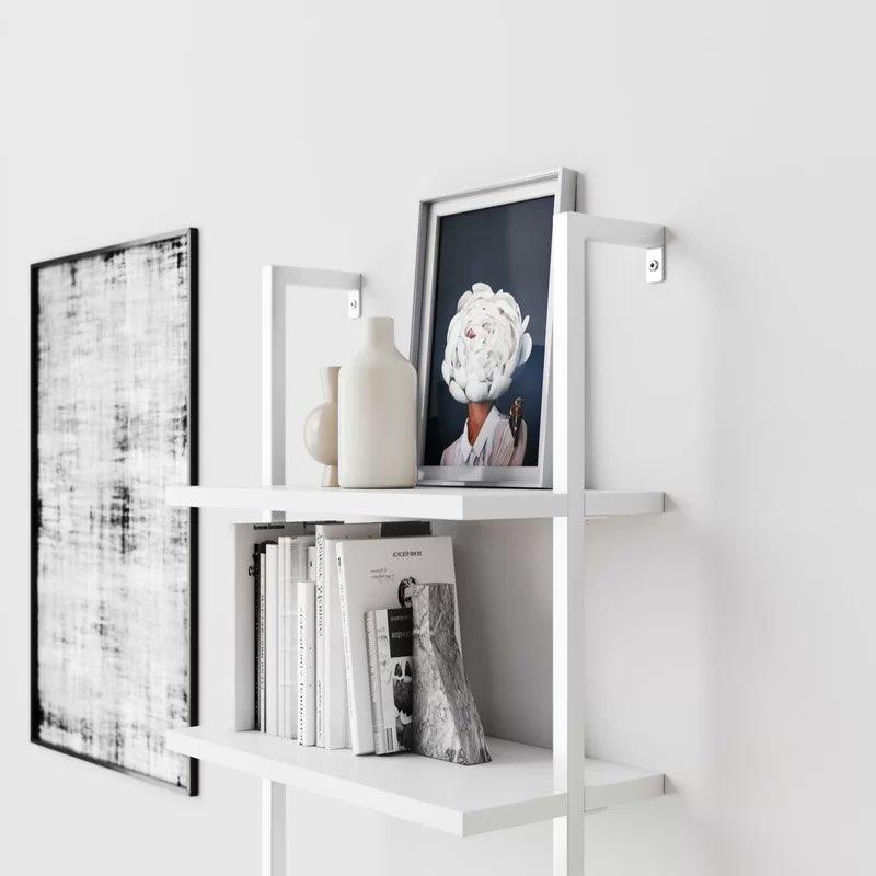 Valmiera Minimalist Ladder Bookshelf