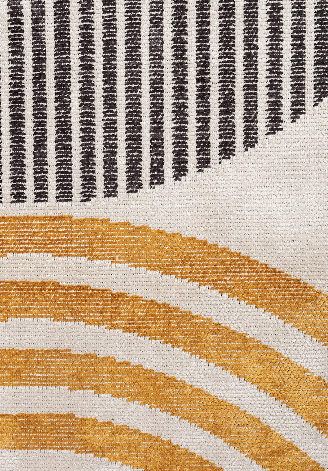 Berlin Charcoal - Gold Rug